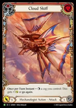Cloud Skiff (Red) (Extended Art Rainbow Foil)⁣ - GEM Pack Promos⁣ (Promo)⁣ [041]