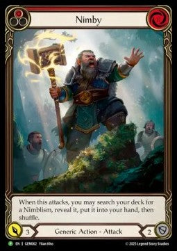 Nimby (Red) (Extended Art Rainbow Foil)⁣ - GEM Pack Promos⁣ (Promo)⁣ [062]
