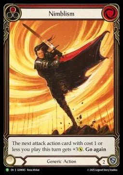 Nimblism (Red) (Extended Art Rainbow Foil)⁣ - GEM Pack Promos⁣ (Promo)⁣ [065]