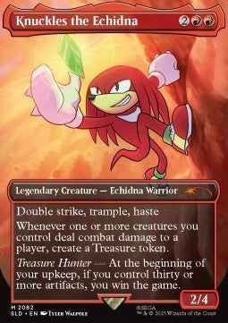 Knuckles the Echidna⁣ - Secret Lair Drop Series: The Sonic Superdrop⁣ (Mythic)⁣ [2082]
