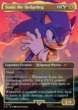 Sonic the Hedgehog⁣ - Secret Lair Drop Series: The Sonic Superdrop⁣ (Mythic)⁣ [2087]
