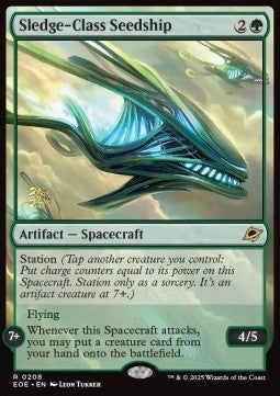 Sledge-Class Seedship (V.1)⁣ - Edge of Eternities: Promos⁣ (Rare)⁣ [208]