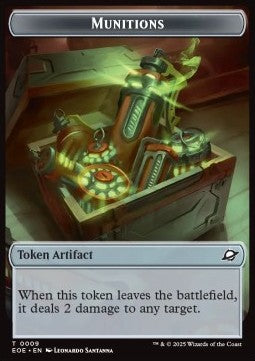 Munitions Token // Robot Token (A 2/2)⁣ - Edge of Eternities: Tokens⁣ (Token)⁣ [T 9/10]