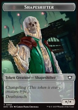 Shapeshifter Token (C */*) // Golem Token (EA 3/3)⁣ - Edge of Eternities: Tokens⁣ (Token)⁣ [CT 2/13]