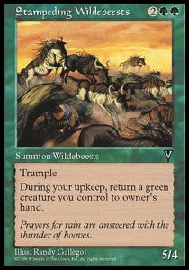 Stampeding Wildebeests - Visions (Uncommon)