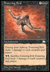 Festering Evil⁣ - Weatherlight⁣ (Uncommon)