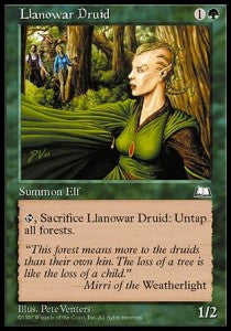 Llanowar Druid - Weatherlight (Common)