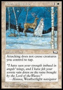 Serra's Blessing⁣ - Weatherlight⁣ (Uncommon)