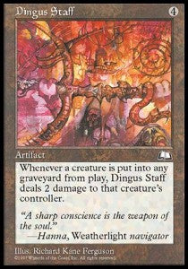 Dingus Staff⁣ - Weatherlight⁣ (Uncommon)
