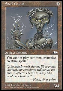 Steel Golem⁣ - Weatherlight⁣ (Uncommon)