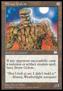 Straw Golem⁣ - Weatherlight⁣ (Uncommon)