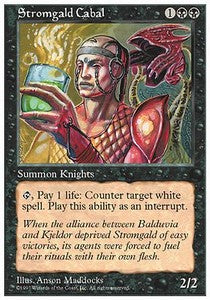 Stromgald Cabal⁣ - Fifth Edition⁣ (Rare)