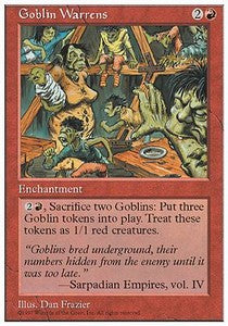 Goblin Warrens⁣ - Fifth Edition⁣ (Rare)
