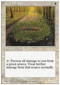 Circle of Protection: Green⁣ - Fifth Edition⁣ (Common)