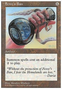Feroz's Ban⁣ - Fifth Edition⁣ (Rare)