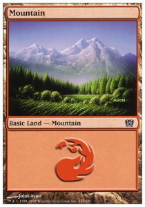 Mountain (V.1)⁣ - Eighth Edition⁣ (Land)⁣ [343]
